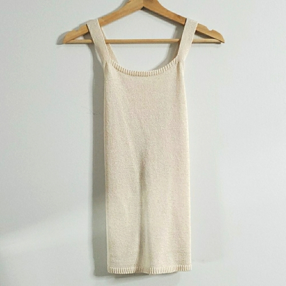 MASSIMO DUTTI Italian Yarn Elegant Tank - Picture 1 of 6
